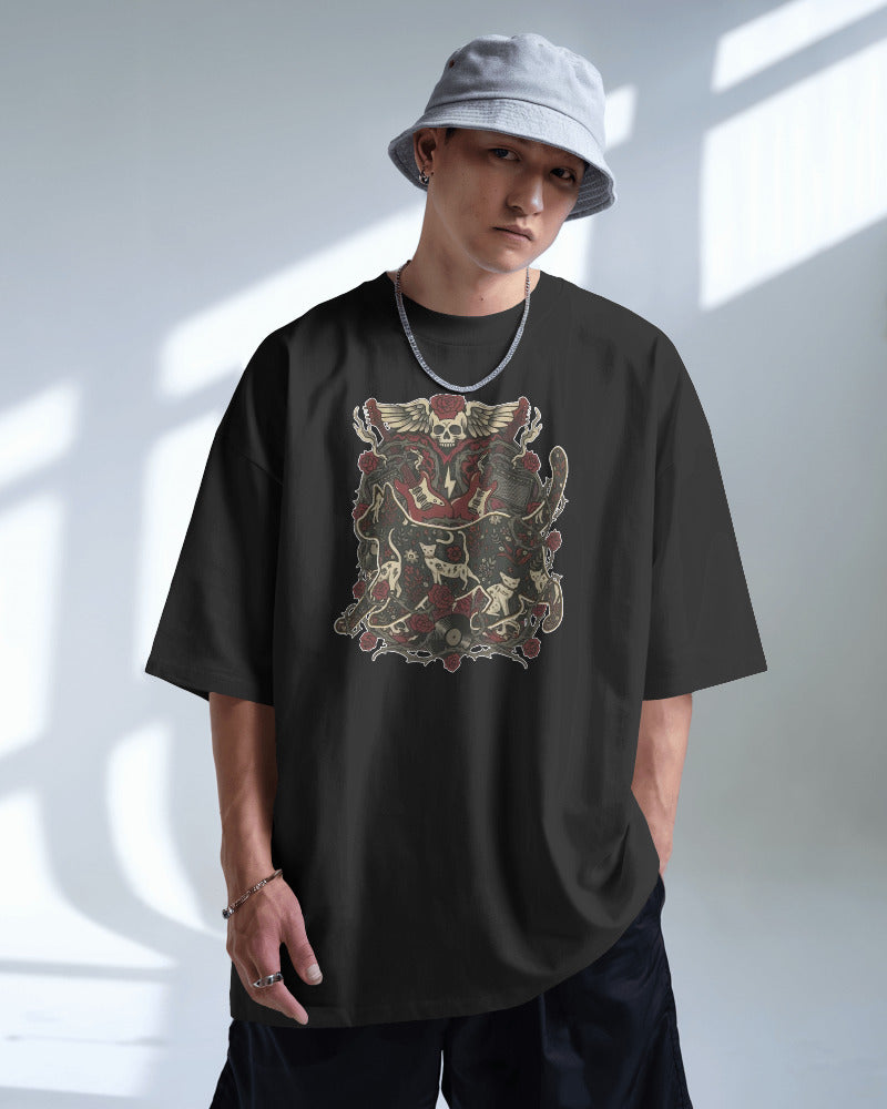 CatyGato Music Inspired Organic Cotton T-Shirt 5 (Rock)